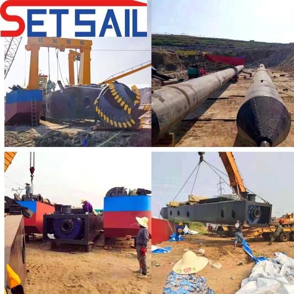 Hydraulic 8 Inch Sand Dredger Used in River for Sale