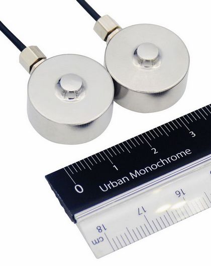 Miniature Button Type Compression Force Sensor 10kN 20kN Compression Force Measurement