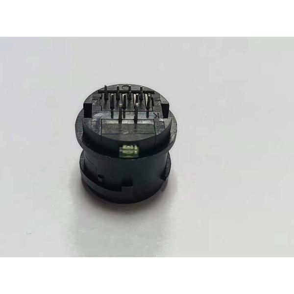 Tab Up Female Lan Connector , Through Hole Customized RJ45 Waterproof Connector