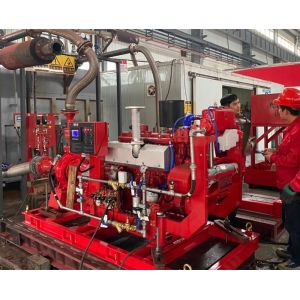 Quality High Efficiency Fire Pump Diesel Engine 300KW With Compact Structure wholesale