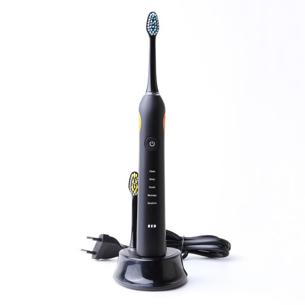 Waterproof Rechargeable Electric Toothbrush Tooth Whitening With Brush Heads