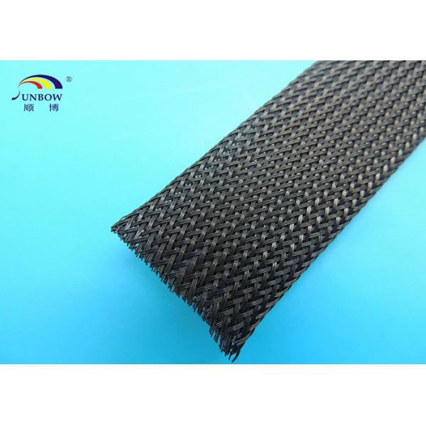 Polyster braided mesh tube PET Expandable Sleeving for cable protecting
