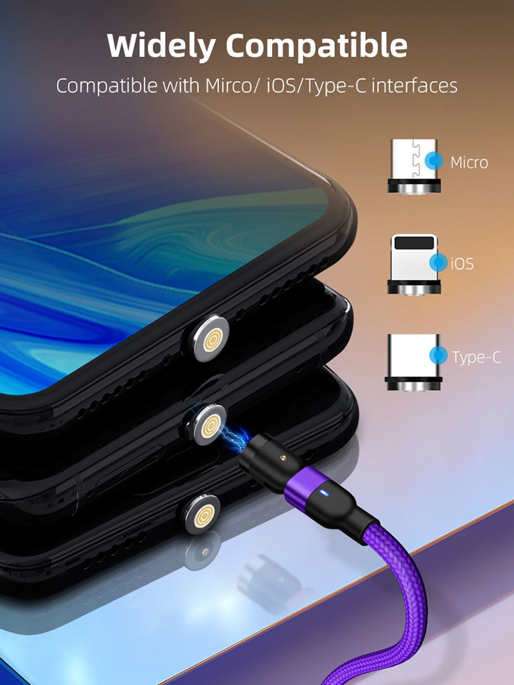 2M Fast Charging Magnetic USB C Cable