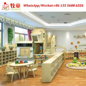 Buy cheap Guangzhou COWBOY wooden material kids basic education childcare center furniture from wholesalers