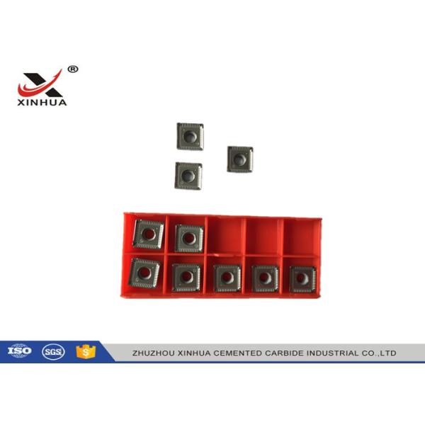 CNC Solid Tungsten Carbide Inserts Milling Accessories Machining Cast Iron SEMT1304