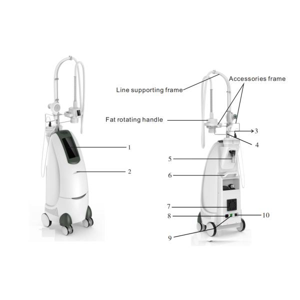 Inner Ball Roller Fat Removal Equipment Anti Cellulite Reduction Device