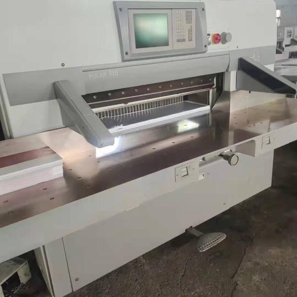 380v Used Polar 115E Paper Cutting Machine Paper Guillotine with Other PLC