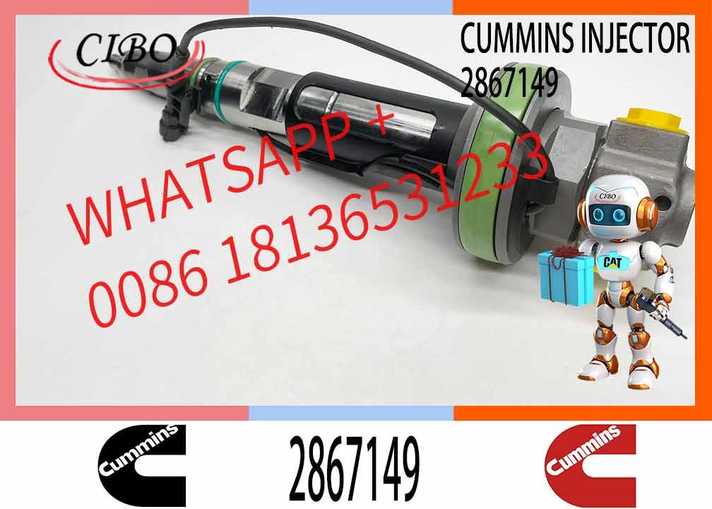 Engine Common Rail Fuel Injector Diesel Spare Part 2867149 Diesel Machinery Engine Parts For Cummins QSK19 Injector