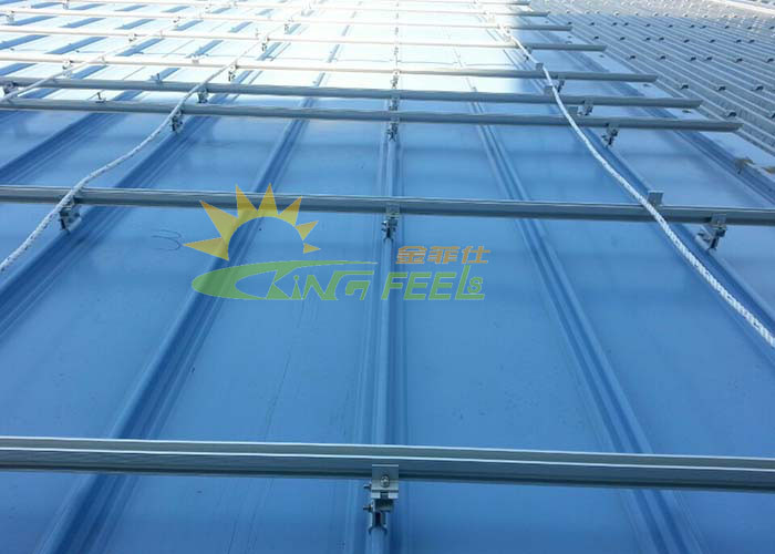 Quality Custom Metal Roof Solar Mounting Systems With 12 Years Warranty wholesale
