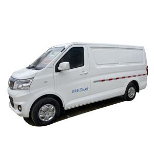 China Gasoline Engine Manual Mini Refrigerated Truck Aluminum Alloy Cold Room Van 4 Wheels 1 Ton on sale