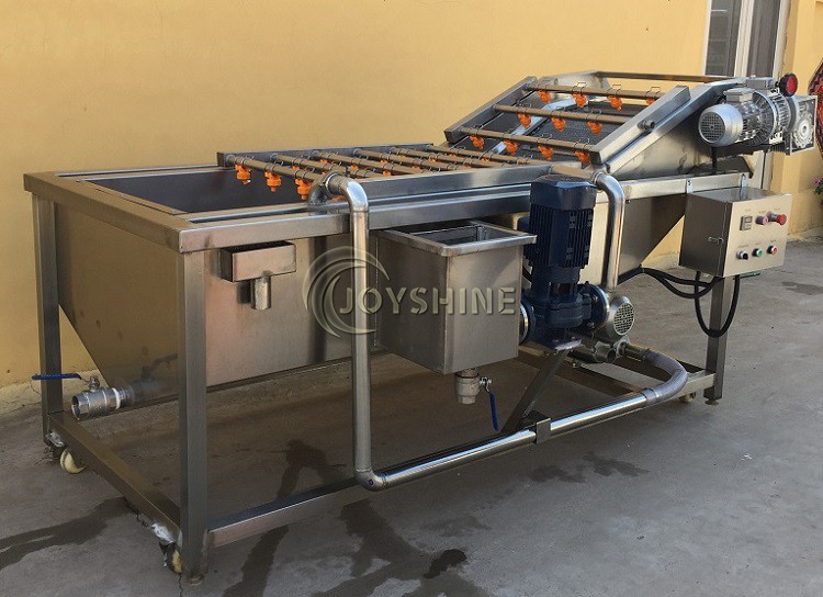 Tomato Fruit Washing Machine with Lifting Function by Joyshine Ce Fully Automatic