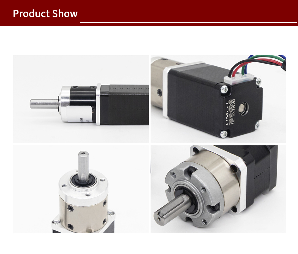 Metal Ring Hybrid Planetary Gearbox Motor Nema 14 35mm Stepper Motor for Industrial