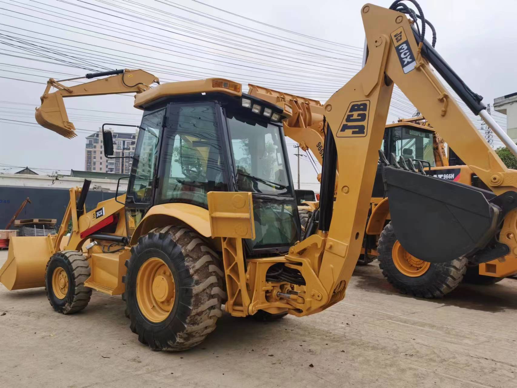 High Operating Efficiency Backhoe Excavator Loader 4x4 JCB 3CX 4CX with YUNNEI Engine