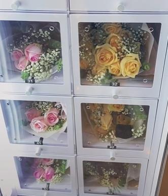 Micron Commercial Cooling Fresh Bouquet Flower Vending Machine In Unmanned