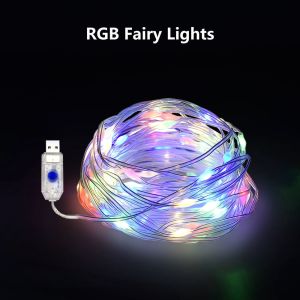 Quality USB Powered LED Fairy String Light Waterproof Garland String Light wholesale