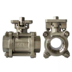 China Pneumatic Threaded Ball Valve Investment Casting Ball Valve Stainless Steel on sale