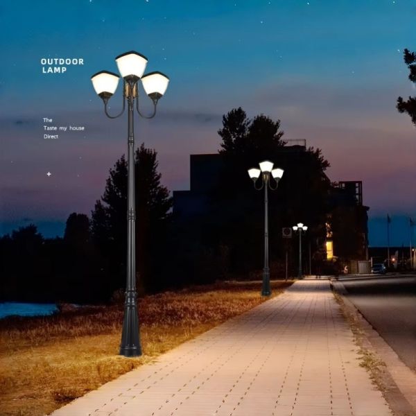 Solar Garden Pathway Lights Waterproof Bright LED Auto Dusk to Dawn Outdoor Lights for Walkway