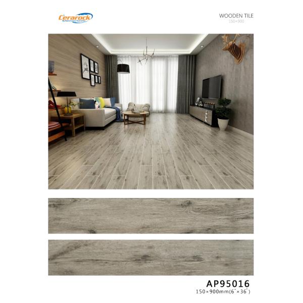 150*900*10MM Wood Texture Ceramic Wall And Floor Tile 3D Inkjet Glazed