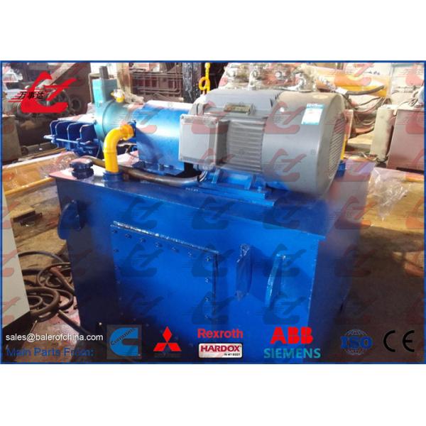 Hydraulic Aluminum UBC Cans Compactor Metal Scrap Baling Machine 250 X 250mm Bale Size