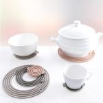 Customised Waterproof Easy To Clean Silicone Placemats And Coasters Silicone
