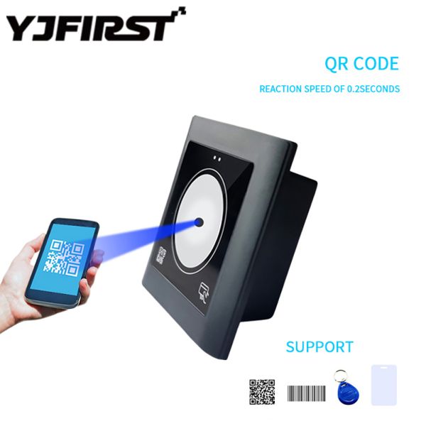 Embedded QR Scan Reader RFID 13.56Mhz Support Mifare1k NFC USB Wiegand26/34 RS232 2D Outdoor QR Code Reader Access Control
