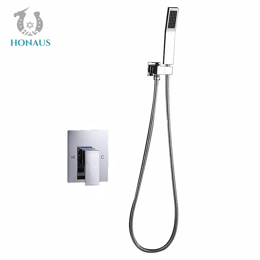 Quality ISO Electroplating Concealed Valve Showers Pressurized Spray Head Copper Valve wholesale