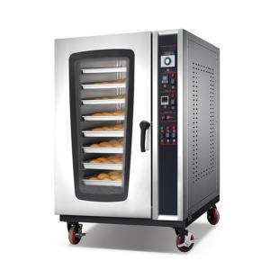 China Hot Air Circulation Small Commercial Baking Oven Pizza Buns 10 Trays Gas Electric on sale