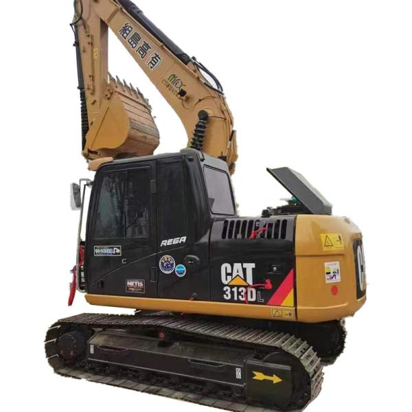 Cheap 313D Used CAT Excavators Backhoe Crawler 12.4rpm for sale