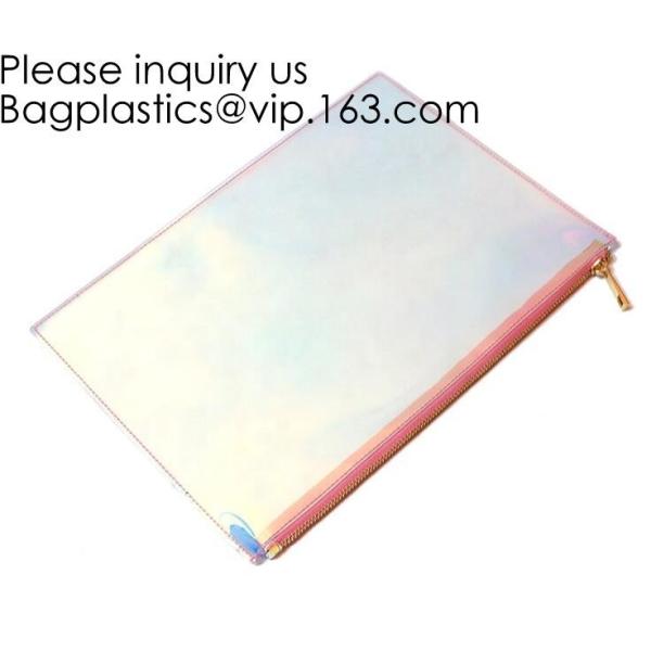 Promotional EVA cosmetic pouch bag with a rubber handle,eco friendly transparent BSCI women EVA cosmetic bag, bagease