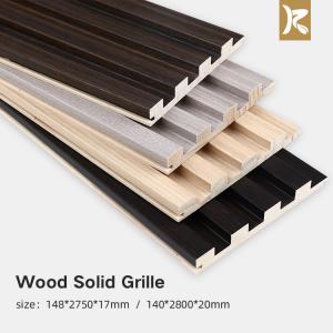 Quality Environmental Protection Wall Panel Wood Grille Groove Solid Wood Wall Panel wholesale
