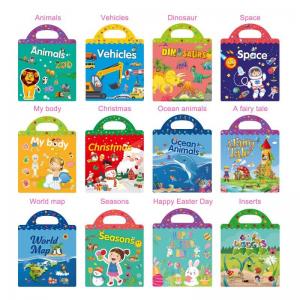 China Removable Toddler Sticker Books Educational Learning Toys Children Sticker Book on sale