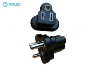 Quality South Africa Male Plug To Usa Nema 5-15r Adapter Three Hole Socket For Industrial Power wholesale