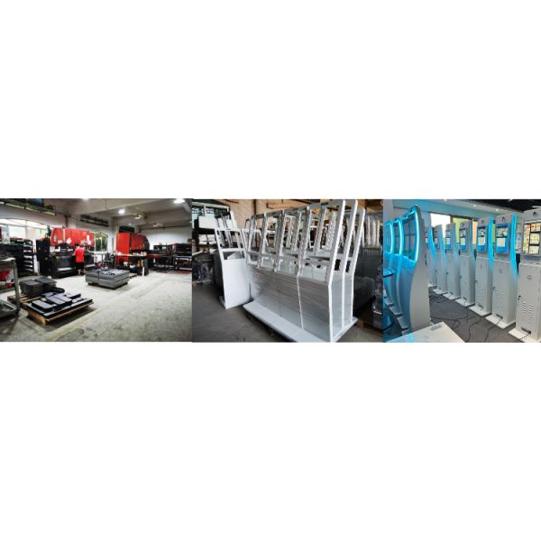21.5/27 Inch Self-Service Kiosk Android/Windows Touch Screen Printer/QR Scanner Cash Payment-OEM Including Barcode Reader SDK