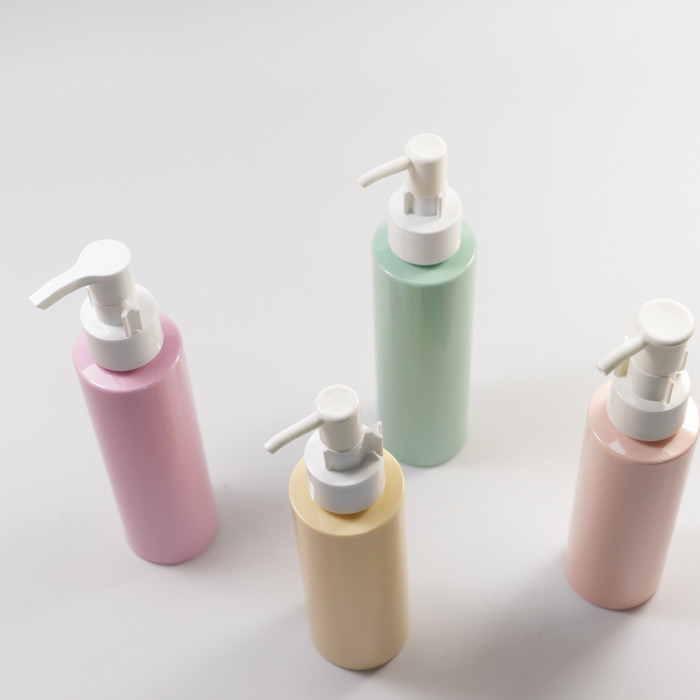 Empty 120ml 200ml 250ml Plastic Lotion Oil Squeeze Bottle Cylinder Pump Spray