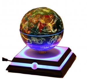 Quality Magnetic levitation floating  constellation globe world map 6inch wholesale