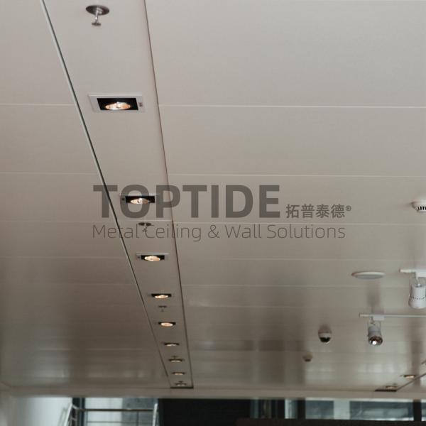 Thermal Insulation Building Materials Aluminum Suspended Metal Pan Ceiling Tiles