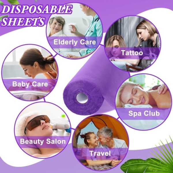 environmentally friendly, convenient, efficient, Hotel Home Beauty Room Use PP Non-Woven Beauty Massage Bed Sheets Disposable Waterproof Hospital