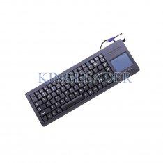 Cheap Rugged Plastic Industrial Keyboard With Function Keys And Integrated Touchpad for sale