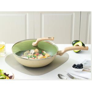 Quality Premium Aluminum Wok Pan With Durable Loop Handles wholesale