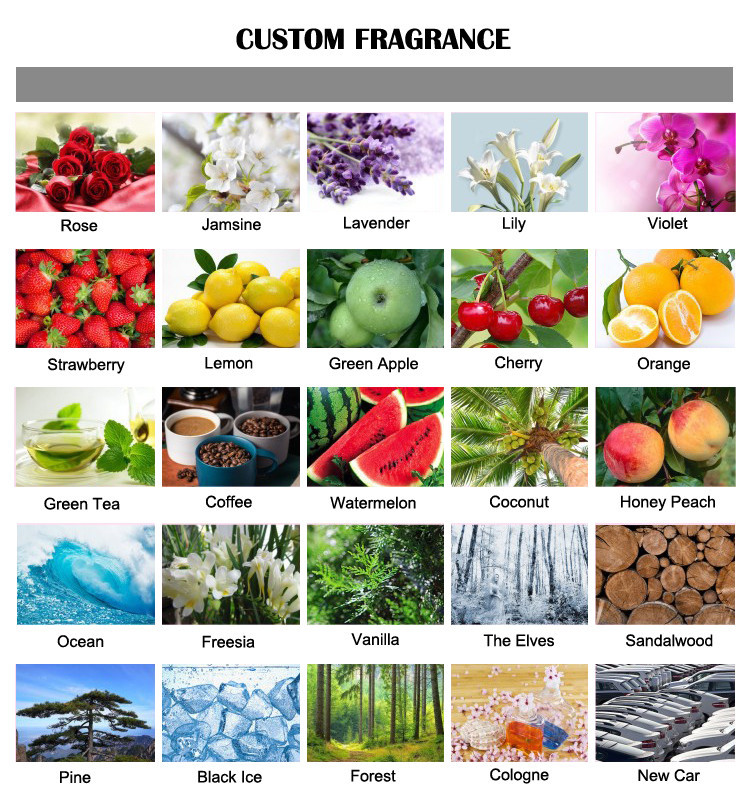 CMYK Hanging Paper Air Freshener Four Color Printing