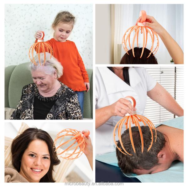 OEM Handheld Scalp Massage Machine Body Hair Massager Soothing Pressure Reducing