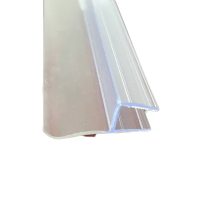Shower Room/Cabins Waterproof Translucent Vinyl Edge Seal Glass Door PVC Sealing Strip