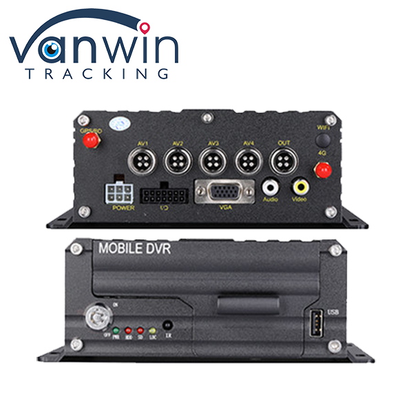 H.265 4CH 1080P HDD Mobile DVR Vehicle CCTV Video Recorder Kit Camera System MDVR