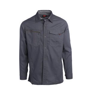 Flap Suit Anti Static Fabric Gray Jacket Work Clothes