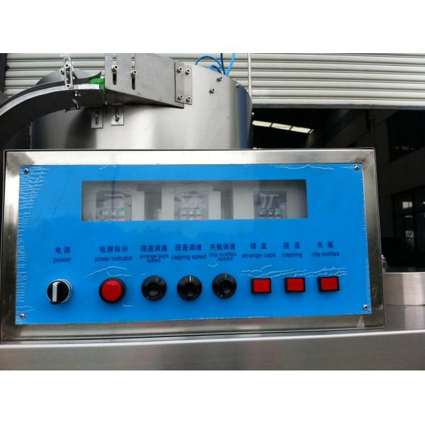 Flat Inline Capping Machine SUS304 Electric Bottle Capping Machine