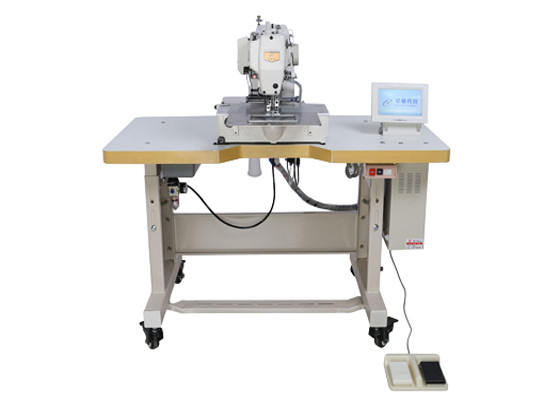 Single Needle Pattern Stitching Machine , Flat Bed Tailoring Machine With Table
