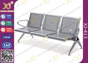 China Heavy Duty Hospital Waiting Room Chairs Stainless Steel With Powder Coating on sale