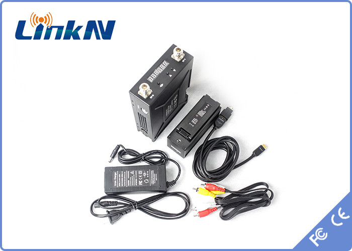 Video Transmitter COFDM Modulation HDMI & CVBS H.264 Low Delay AES256 Encryption 2-8MHz Bandwidth