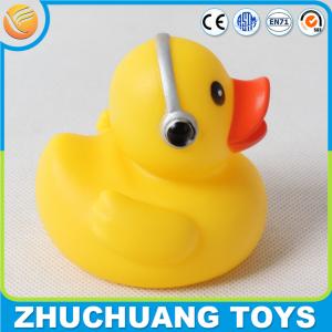 China 6P pvc free colorful paintings rubber floating ducks on sale