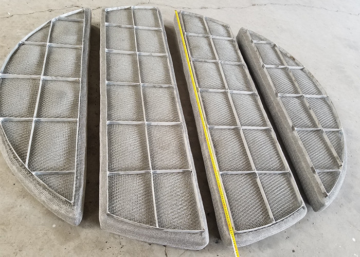 Quality Round SS316 Wire Mesh Demister In Vessel Boiler System wholesale